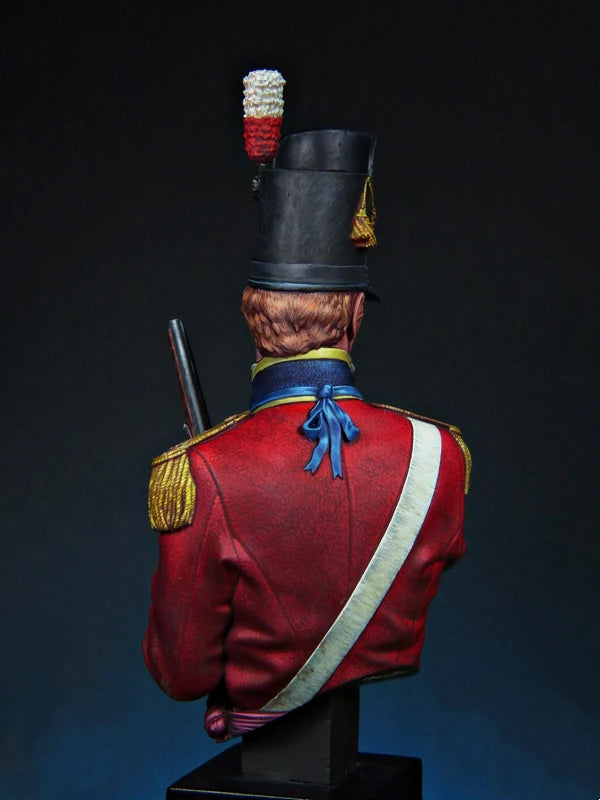 1/12 WWI Austro-Hungarian Officer, Resin Model Bust Kit, Unassembled and Unpainted