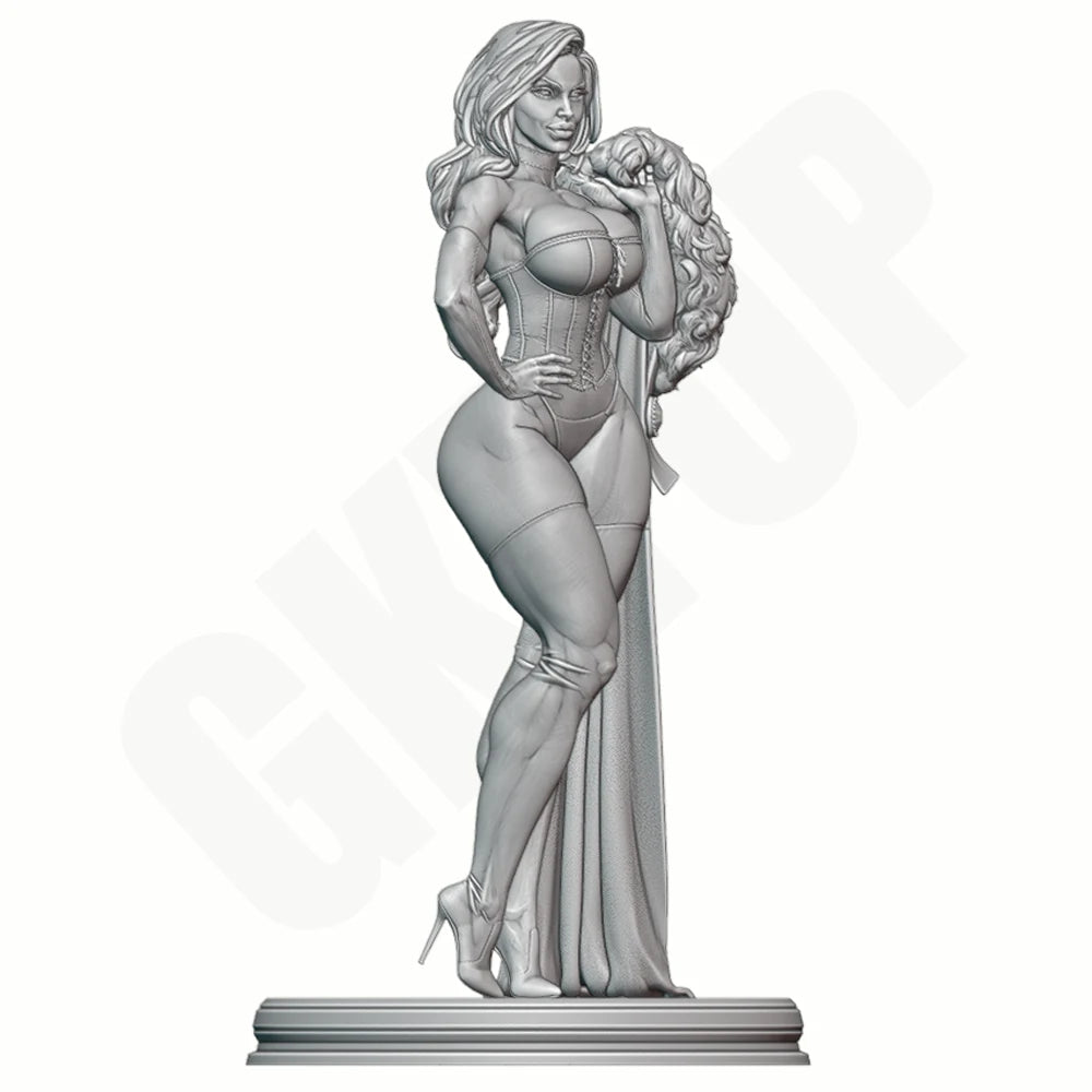 1/24 Winged Fantasy Queen, Resin Model Figure Kit, Unassembled and Unpainted