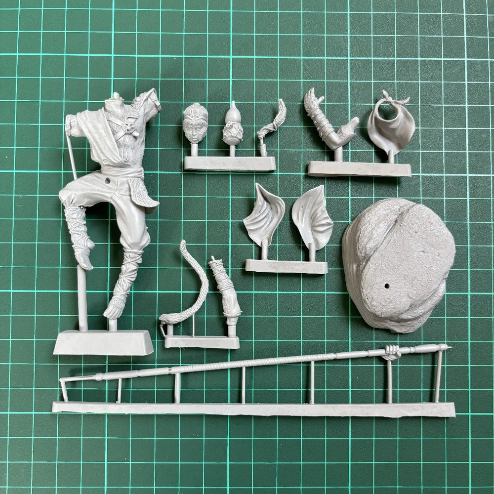 75mm Monkey King, Resin Model Figure Kit, Mythology Theme, Unassembled and Unpainted