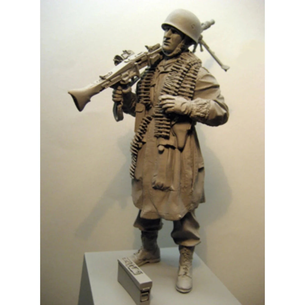 1/16 WWII Normandy Infantry Soldier, Resin Model Figure Kit, Unassembled and Unpainted
