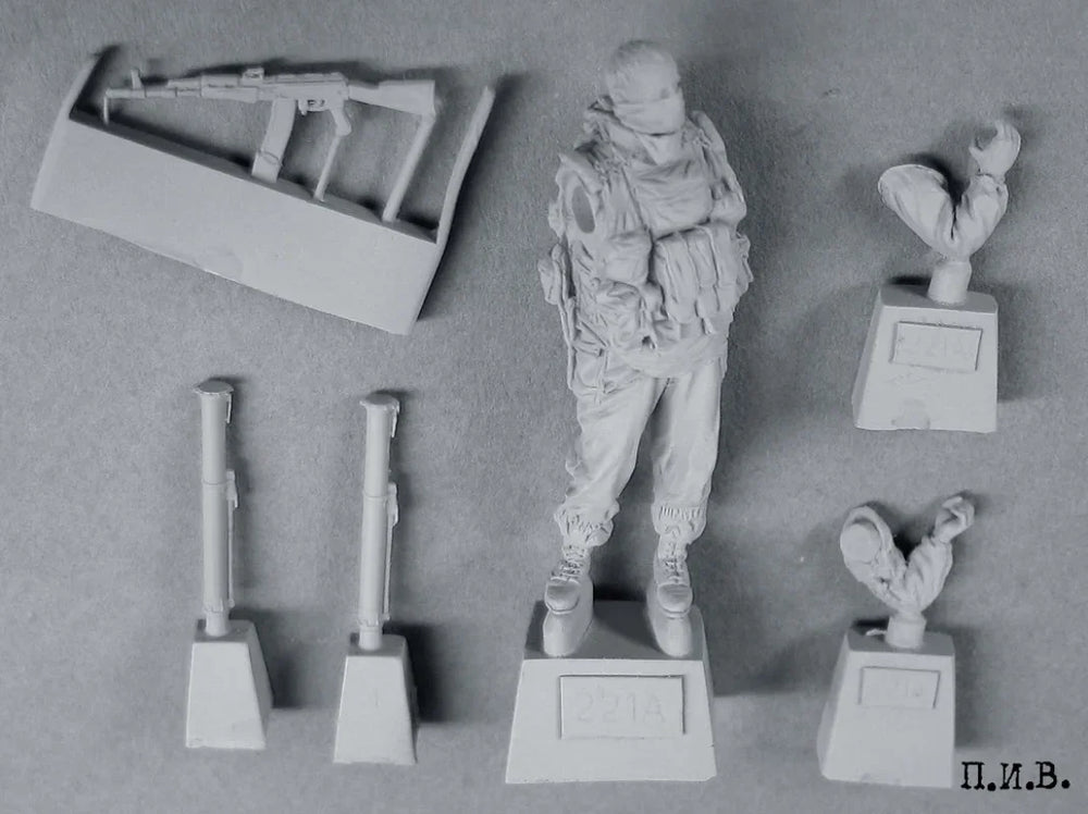 1/35 Modern Russian GRU Special Forces, Resin Model Figure Kit, Unassembled and Unpainted