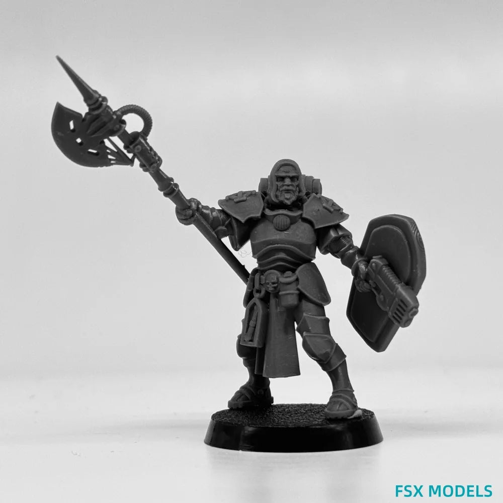 Vodalites Purifiers Warriors, 10 Figures, Resin Model Figure Kit, Fantasy Theme, Unassembled and Unpainted