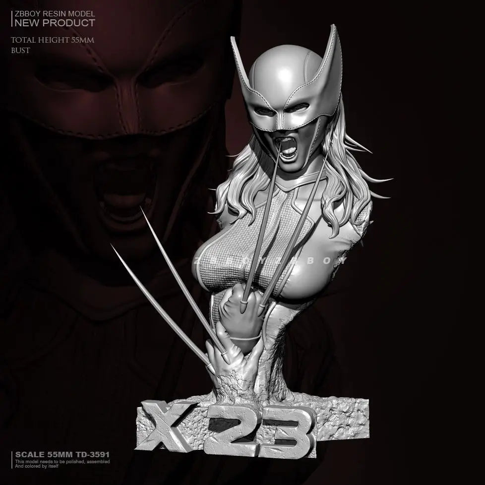 Wolverine Marvel Hero — 75mm Resin Bust