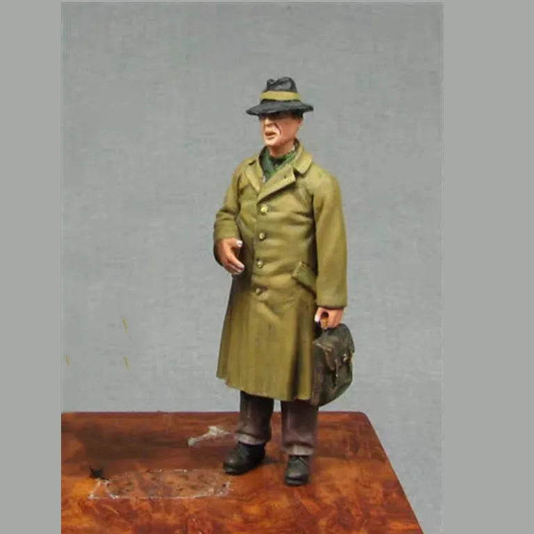 1/35 WWI Allied Officer, Resin Model Figure Kit, Unassembled and Unpainted