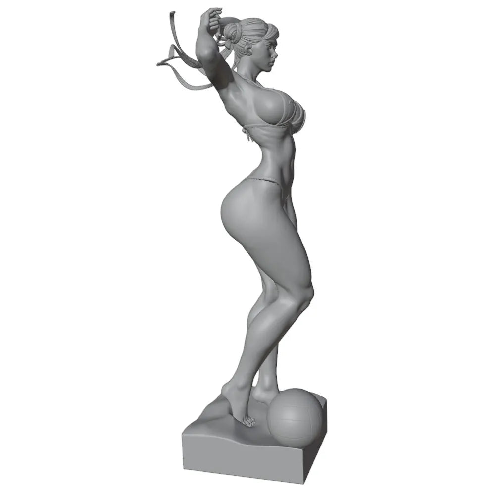 1/24 1/24 Pin-Up Girl, Resin Model Figure Kit, Unassembled and Unpainted