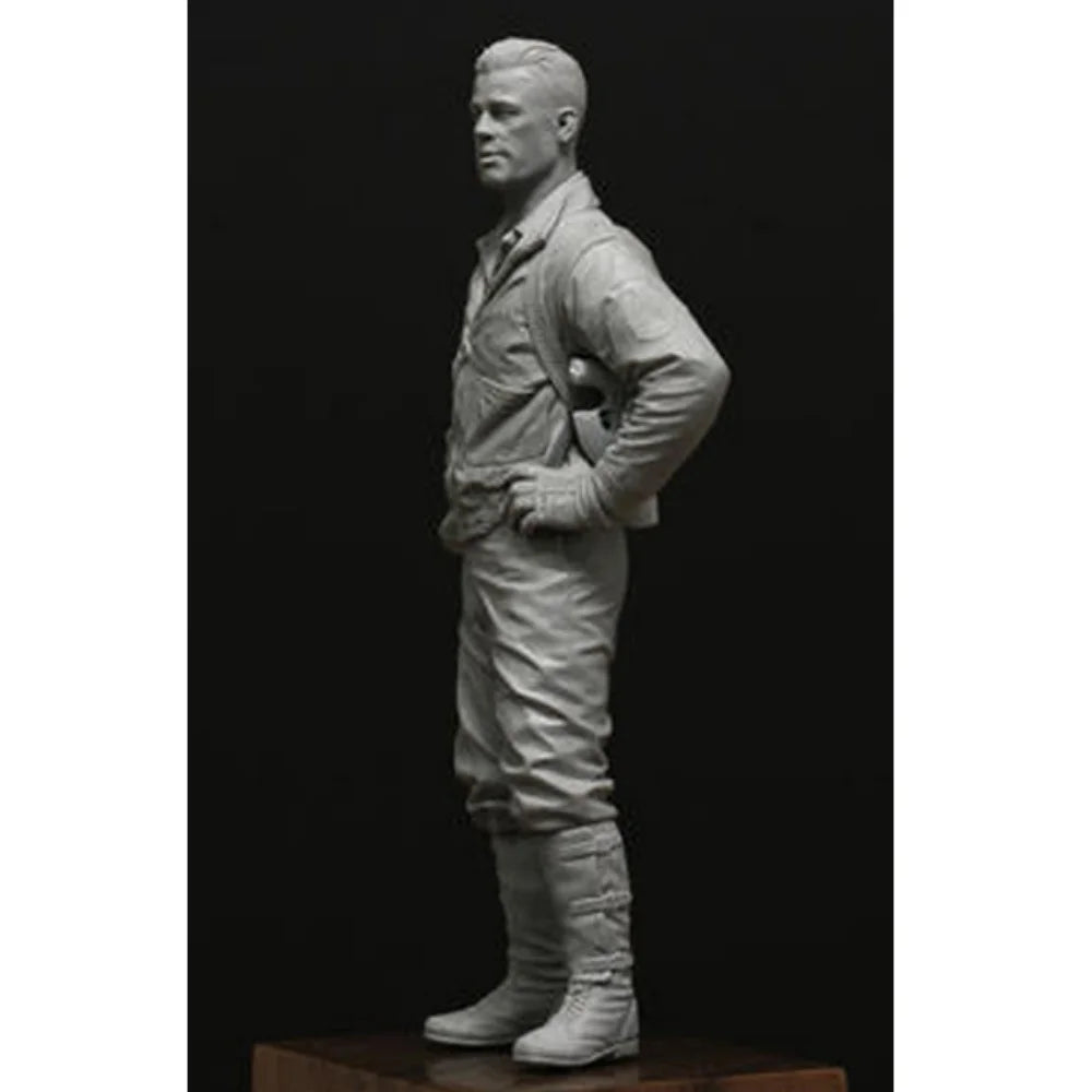 1/16 WWII American Tank Commander, Resin Model Figure Kit, Unassembled and Unpainted