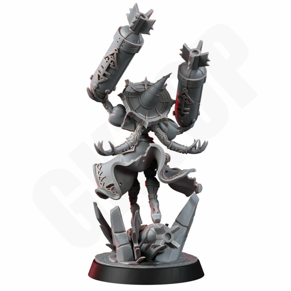 1/24 Dark Witch, Resin Model Figure Kit, Fantasy Theme, Unassembled and Unpainted