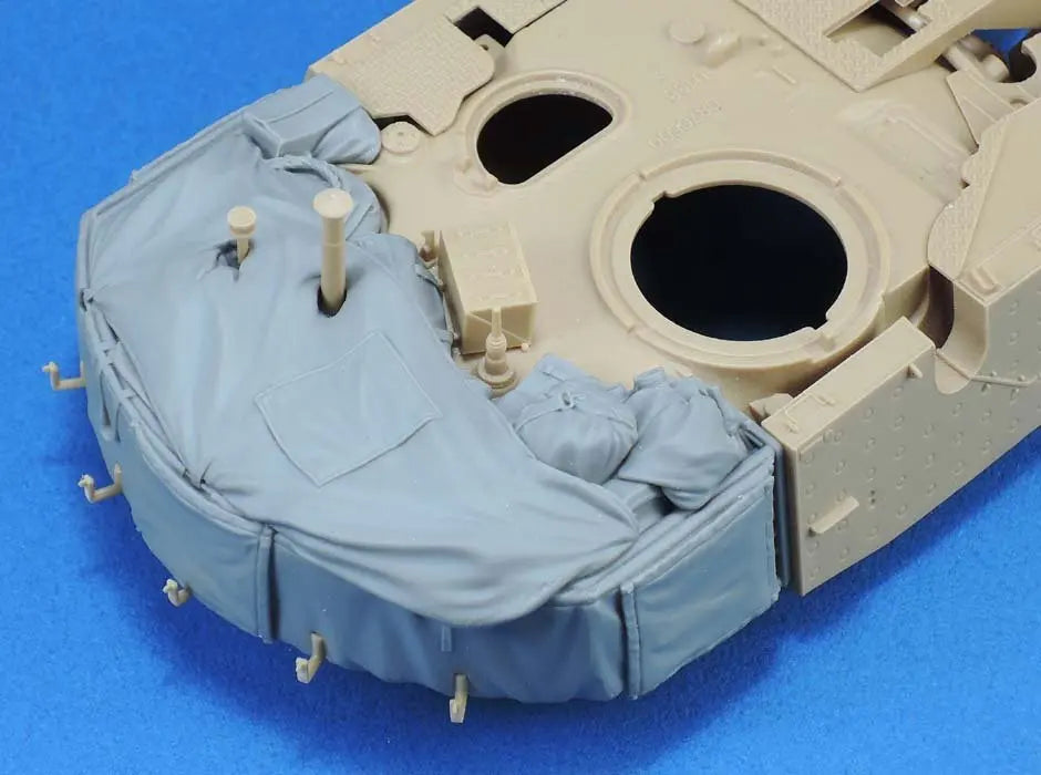 1/35 WWII Tank Turret Modification, Resin Model Vehicle Kit, Unassembled and Unpainted