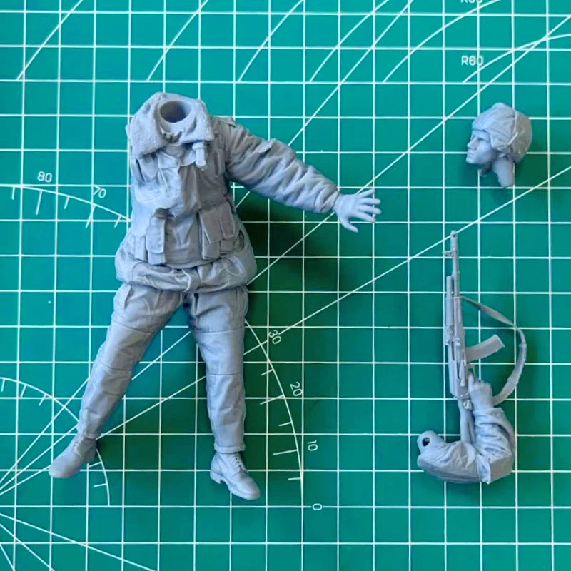1/16 Modern Russian Tactical Squad in Assault, 6 Figures, Resin Model Figure Kit, Unassembled and Unpainted