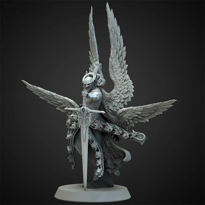 90mm Angel Gabriel, Resin Model Figure Kit, Mythology Theme, Unassembled and Unpainted