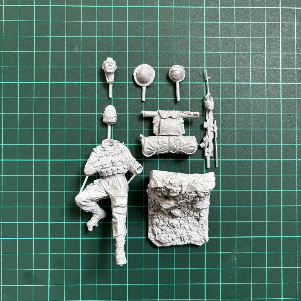 75mm Modern Russian Special Forces Afghanistan, 5 Figures, Resin Model Figure Kit, Unassembled and Unpainted