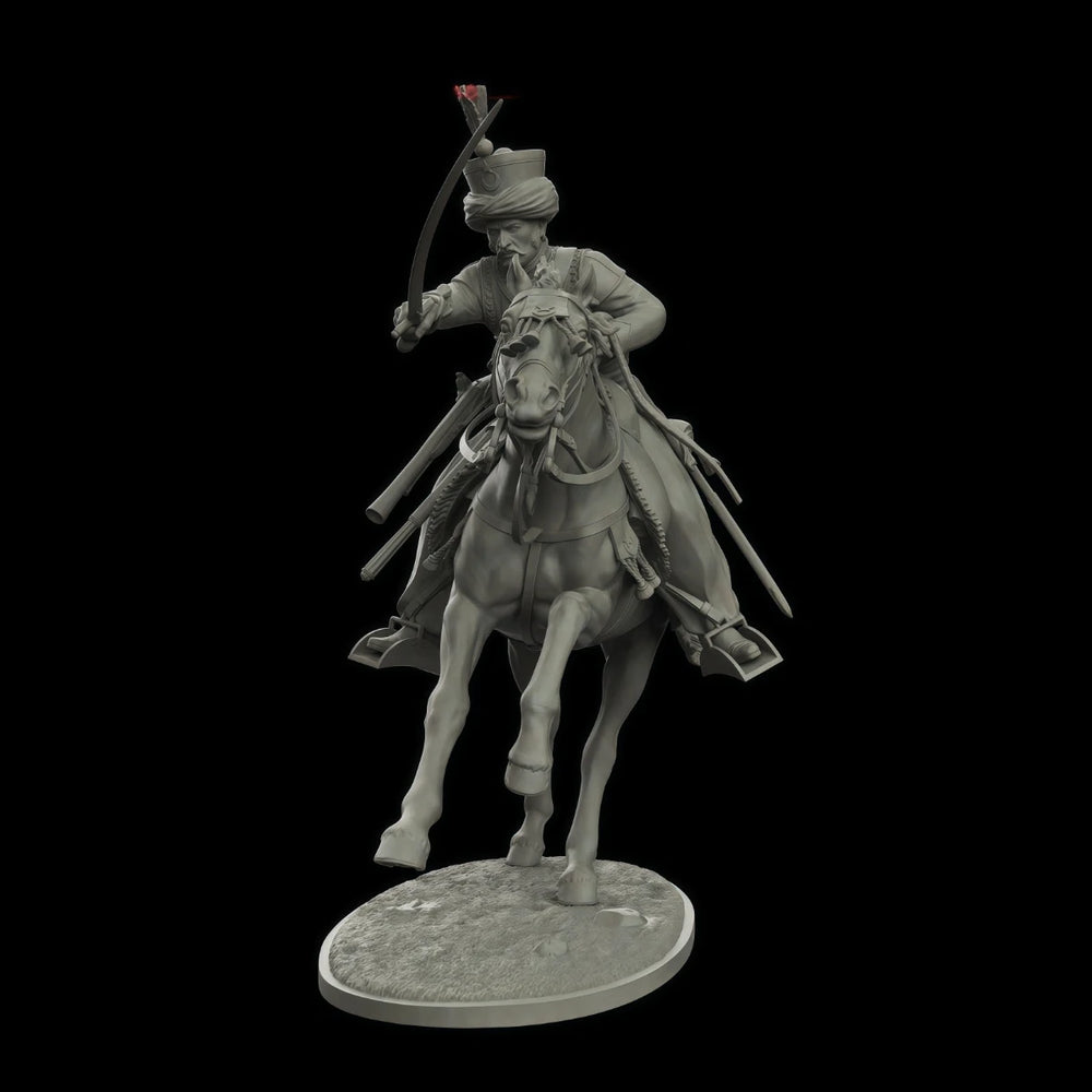 1/30 Napoleonic Mameluke Imperial Guard, 3 Figures, Resin Model Figure Kit, Unassembled and Unpainted