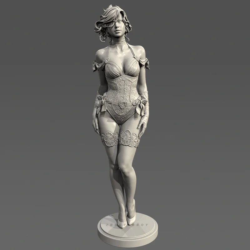 75mm Actress Pin-up, Resin Model Figure Kit, Unassembled and Unpainted