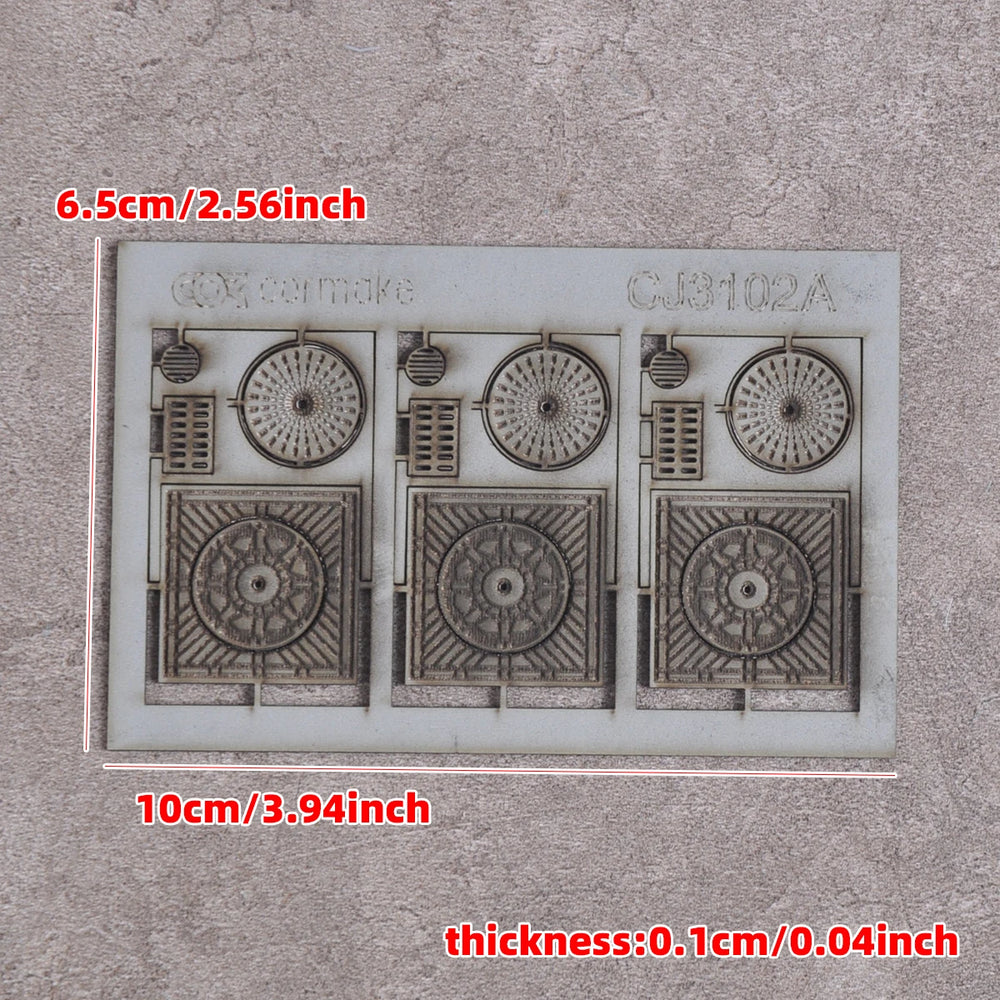 1/35 Modern Urban Infrastructure, Resin Model Accessory Kit, Unpainted