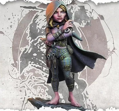 1/24 Female Sorceress, Resin Model Figure Kit, Fantasy Theme, Unassembled and Unpainted