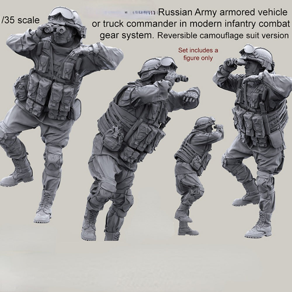 1/35 Modern Tactical Operator Helmet Communication, Resin Model Figure Kit, Unassembled and Unpainted