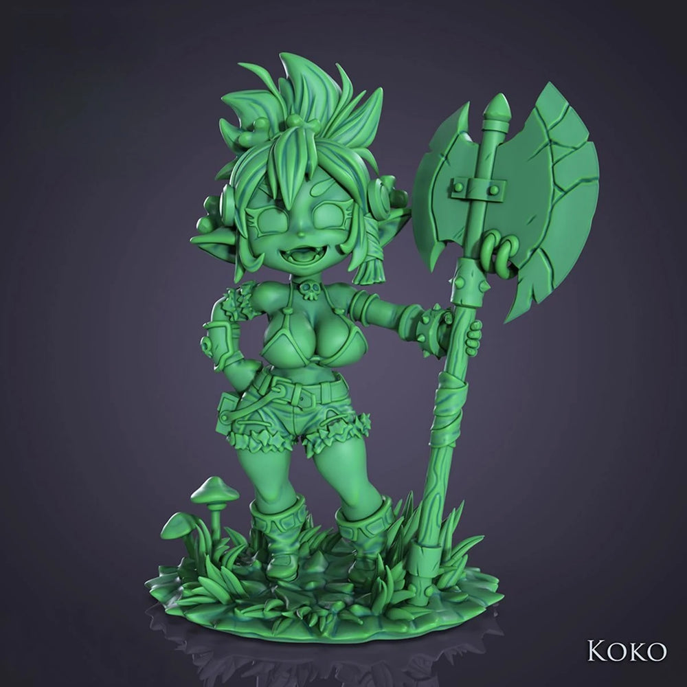 1/24 Goblin Girls Group, 8 Figures, Resin Model Figure Kit, Fantasy Theme, Unassembled and Unpainted