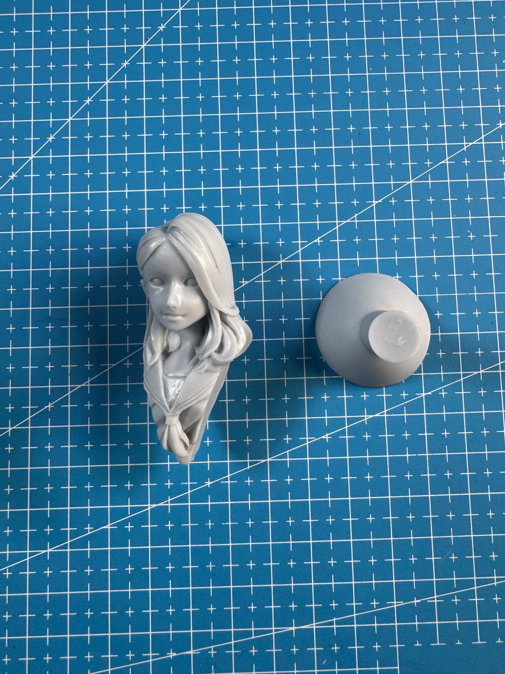 55mm Sailor Girl Cute, Resin Model Bust Kit, Anime Theme, Unassembled and Unpainted