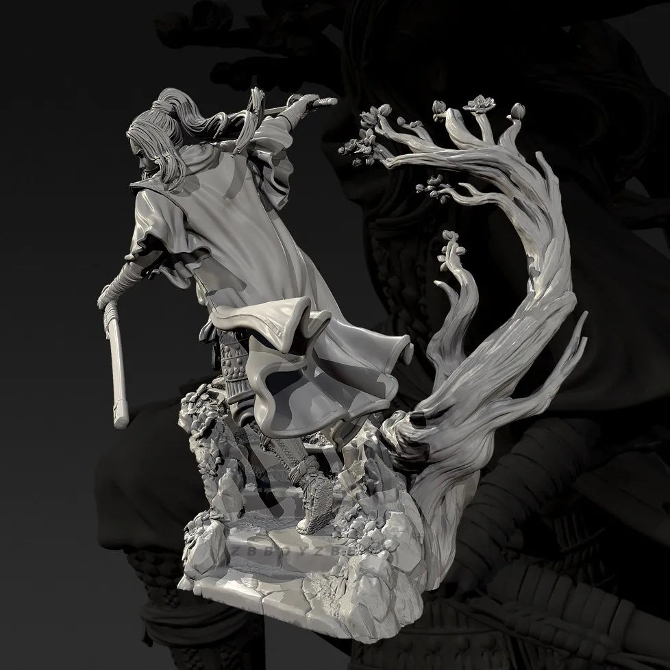 75mm Sorceress, Resin Model Bust Kit, Fantasy Theme, Unassembled and Unpainted