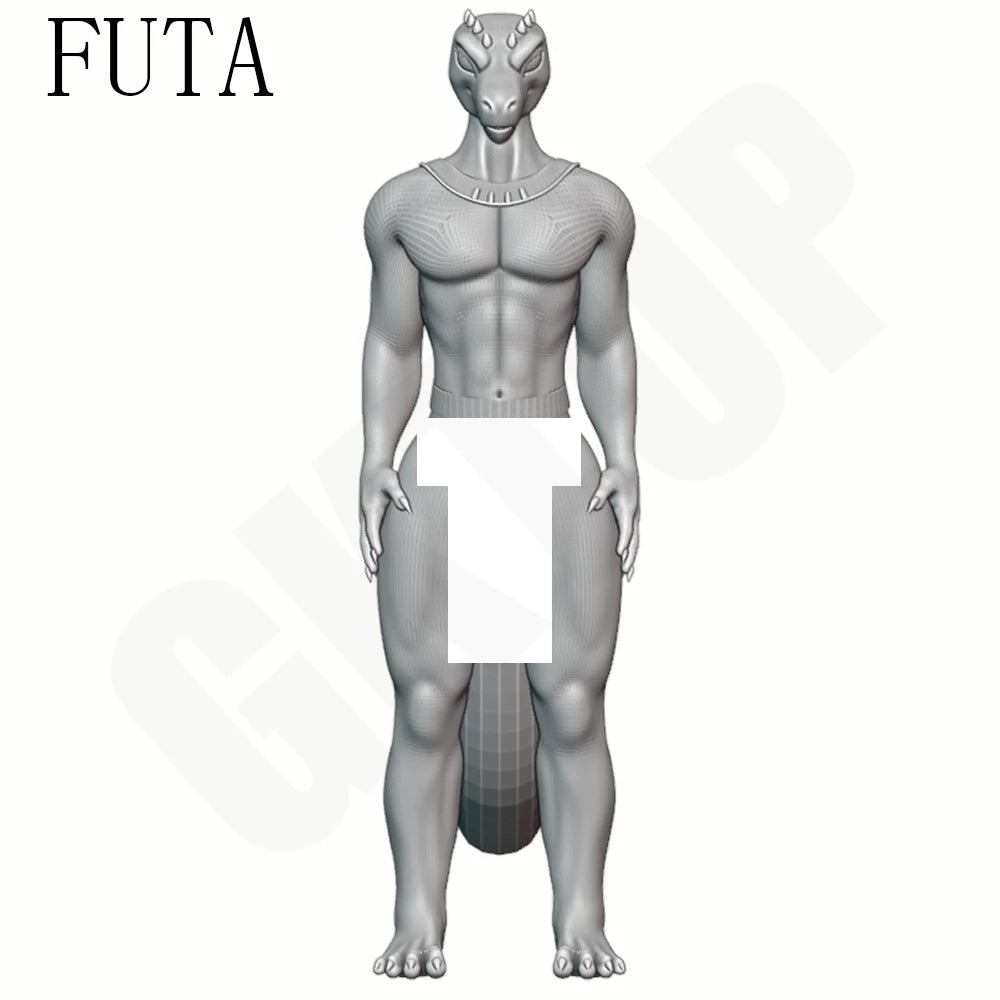 1/24 Lizard Humanoid, Resin Model Figure Kit, Fantasy Theme, Unassembled and Unpainted