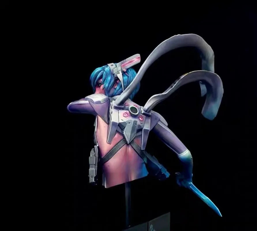 Female Assassin, Resin Model Figure Kit, Anime Theme, Unassembled and Unpainted