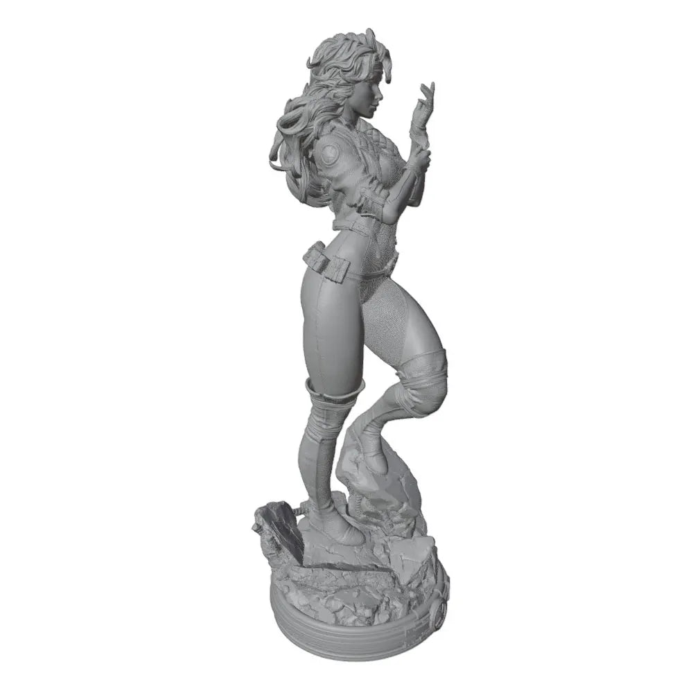 1/24 Pinup Fantasy Warrior, Resin Model Figure Kit, Unassembled and Unpainted