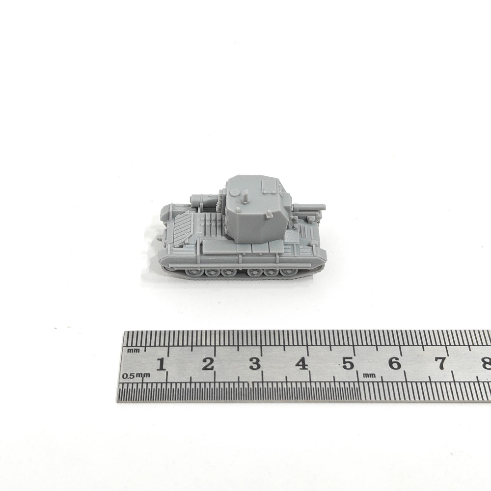 1/144 WWII 25-pdr Self-Propelled Gun Bishop, Resin Model Vehicle Kit, Unassembled and Unpainted