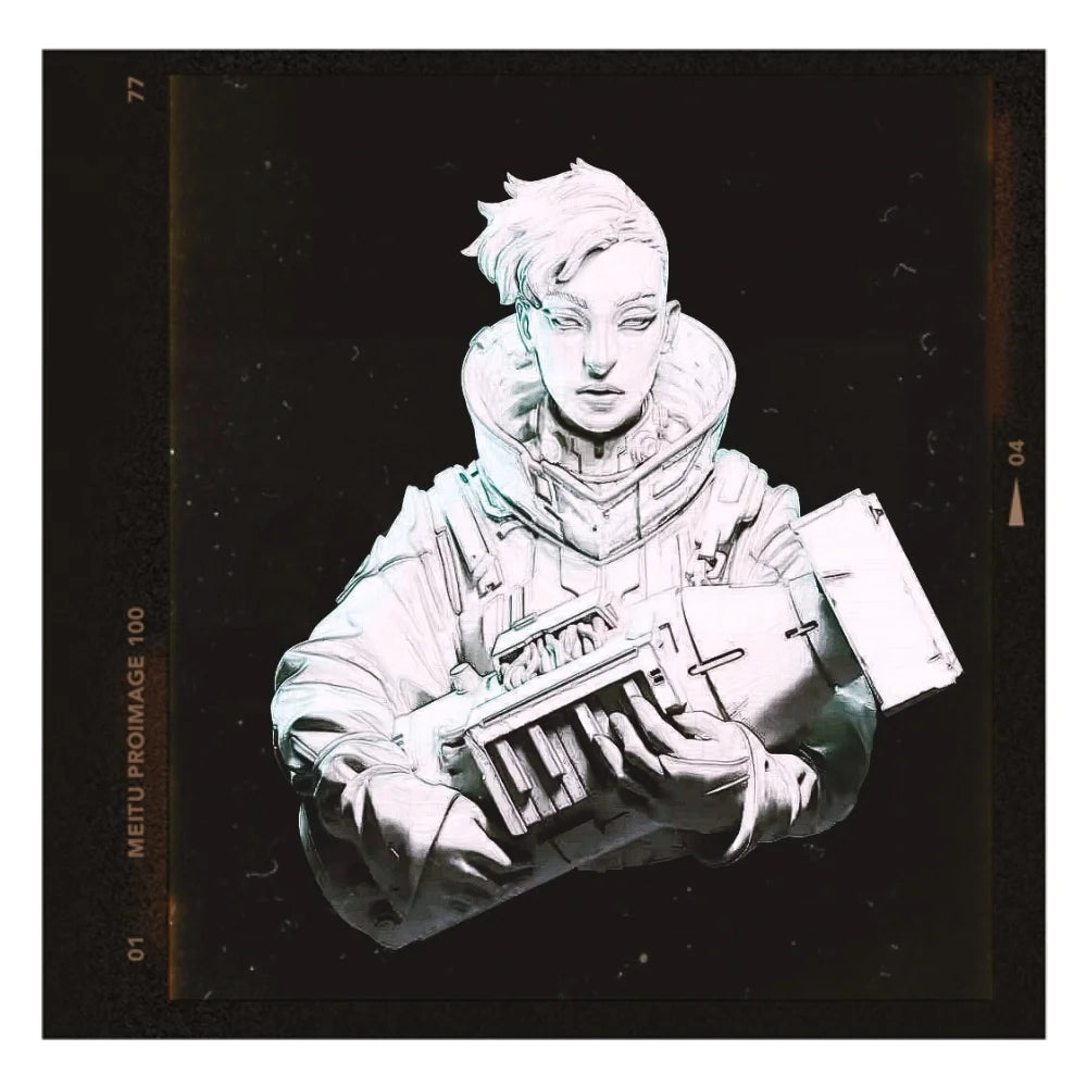 Cyberpunk Anime Character Bust — 1/10 Resin Bust