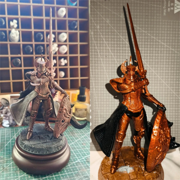 Furnace Knight, Resin Model Figure Kit, Fantasy Theme, Unassembled and Unpainted