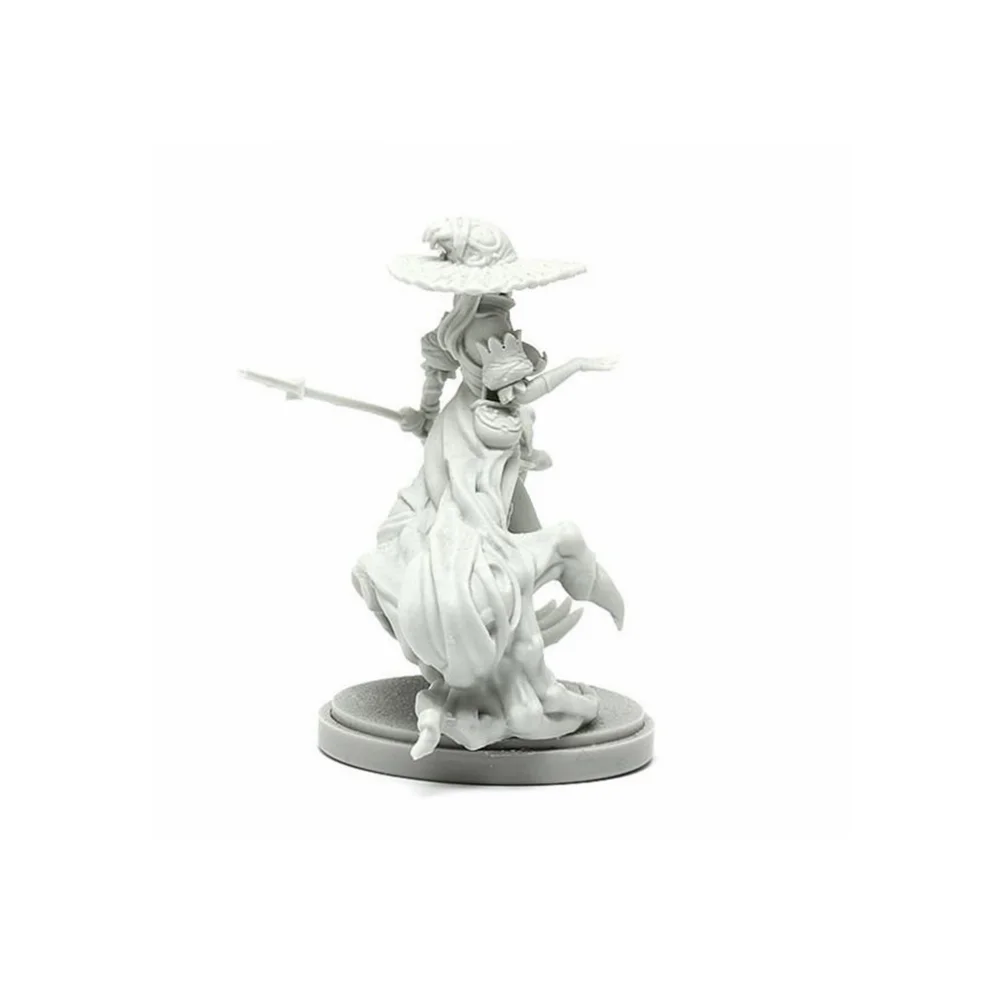 Dark Disciple Witch, Resin Model Figure Kit, Fantasy Theme, Unassembled and Unpainted