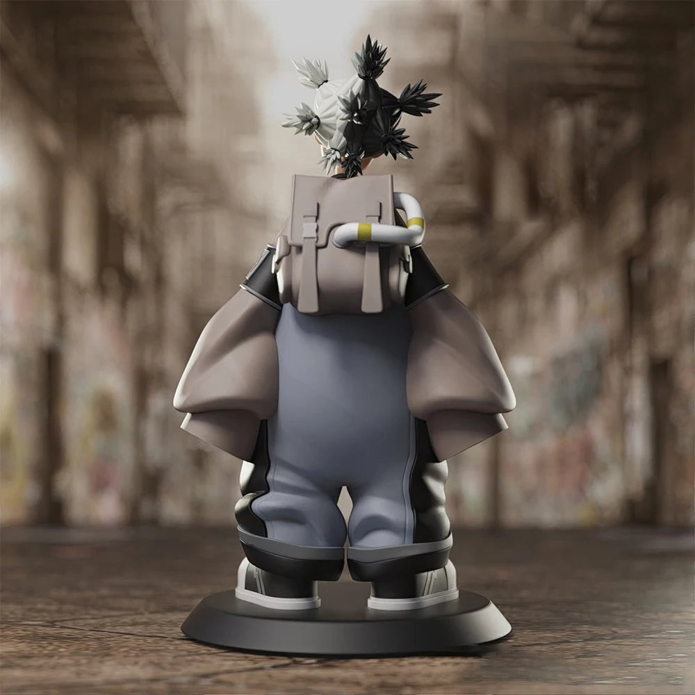 1/24 Warrior with Radiating Spikes and Tactical Coat, Resin Model Figure Kit, Anime Theme, Unassembled and Unpainted