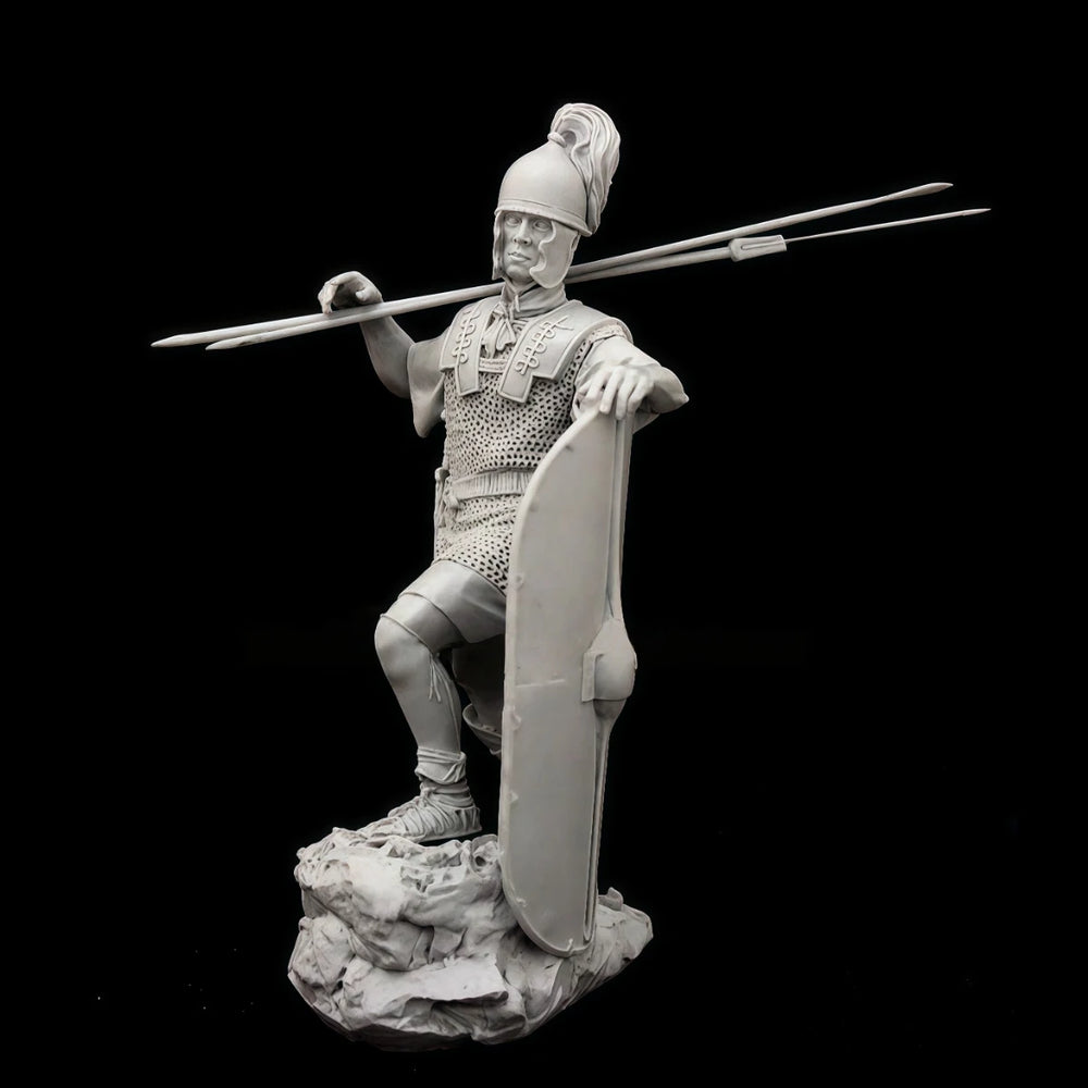 75mm Ancient Roman Legion Soldier, Resin Model Figure Kit, Unassembled and Unpainted