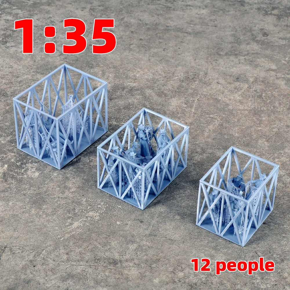 1/35 Civilian Workers & Gardeners, 25 Figures, Resin Model Figure Kit, Historical Theme, Unassembled and Unpainted