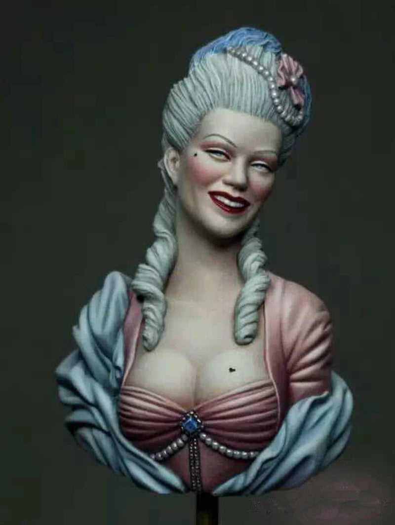 1/10 18th Century Lady, Resin Model Figure Kit, Unassembled and Unpainted