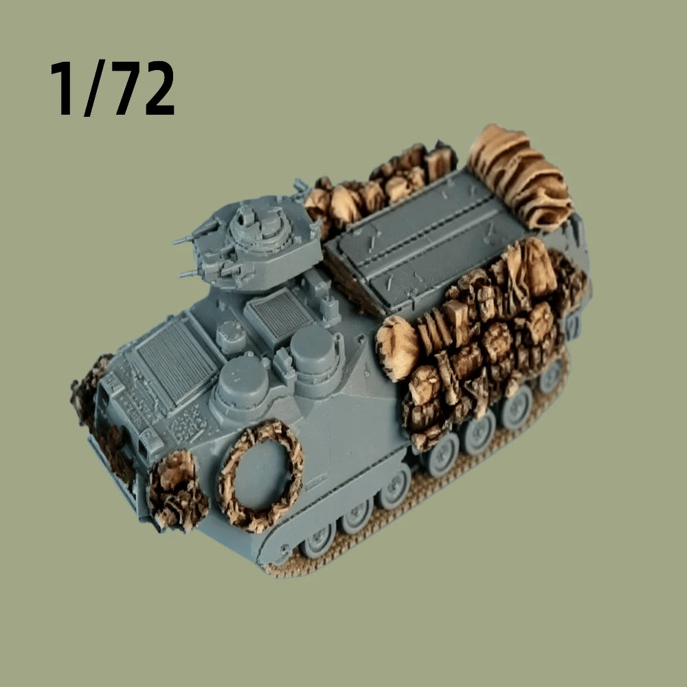 1/72 Engine & Interior Assembly, Resin Model Vehicle Kit, Military Theme, Unassembled and Unpainted