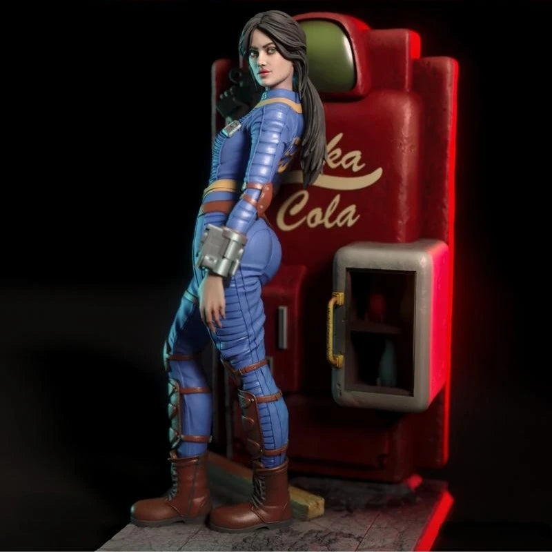 1/24 Female Tactical Warrior, Resin Model Figure Kit, Sci-Fi Theme, Unassembled and Unpainted
