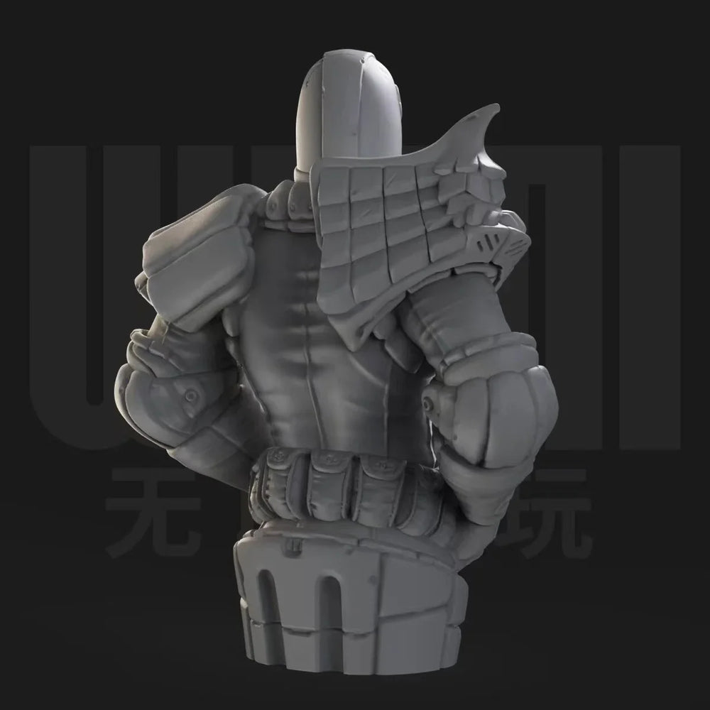 100mm Judge Dredd, Resin Model Bust Kit, Sci-Fi Theme, Unassembled and Unpainted