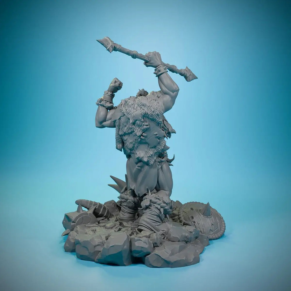 73mm Orc Ranger, Resin Model Figure Kit, Fantasy Theme, Unassembled and Unpainted