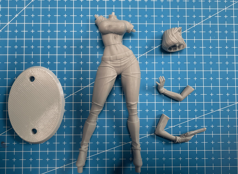 1/18 Pin-up Female, Resin Model Figure Kit, Unassembled and Unpainted