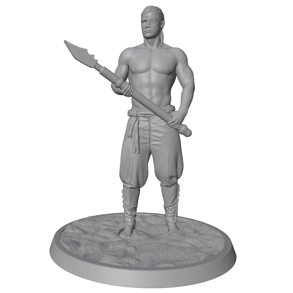 75mm Pirate Sailor Warrior, Resin Model Figure Kit, Fantasy Theme, Unassembled and Unpainted