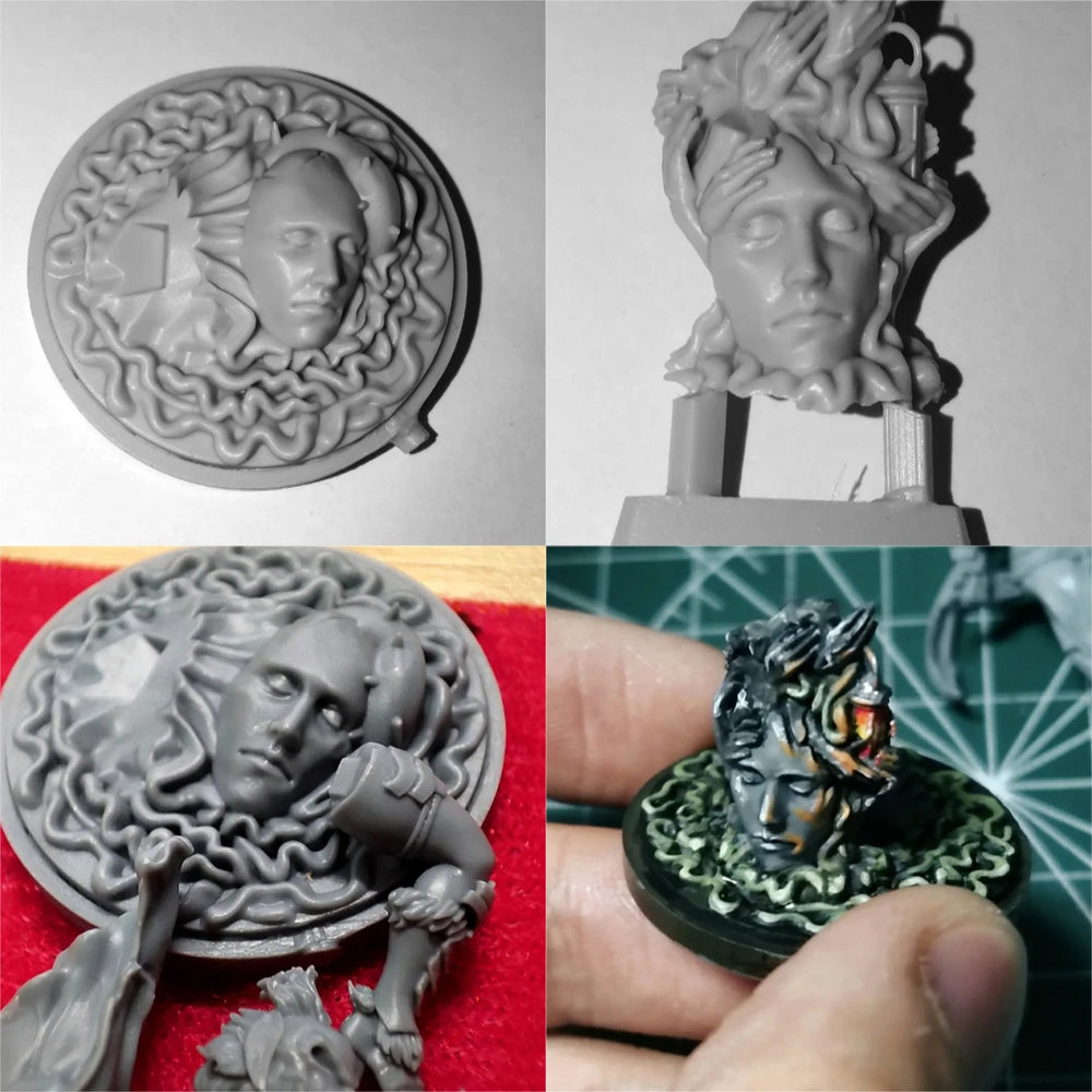30mm Winged Fantasy Female Warrior, Resin Model Figure Kit, Fantasy Theme, Unassembled and Unpainted