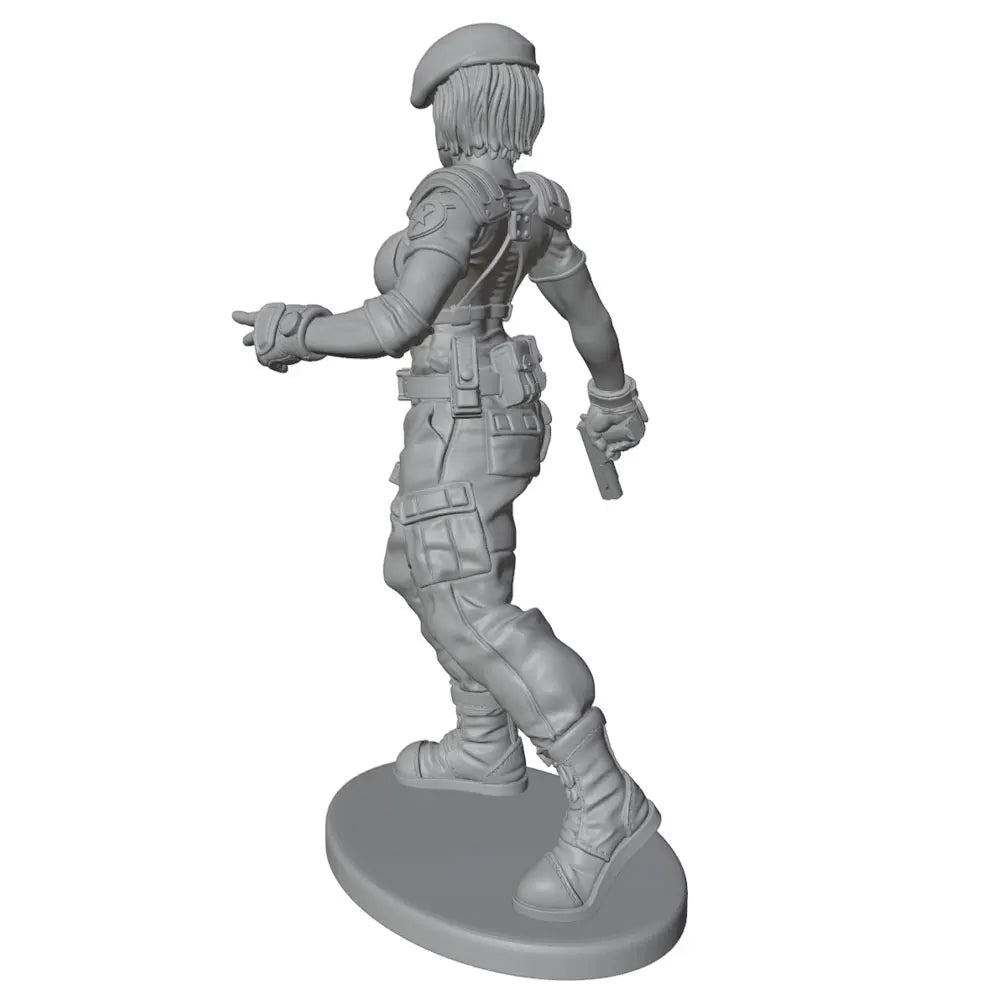 1/24 Modern Tactical Operator with Sidearm, Resin Model Figure Kit, Unassembled and Unpainted