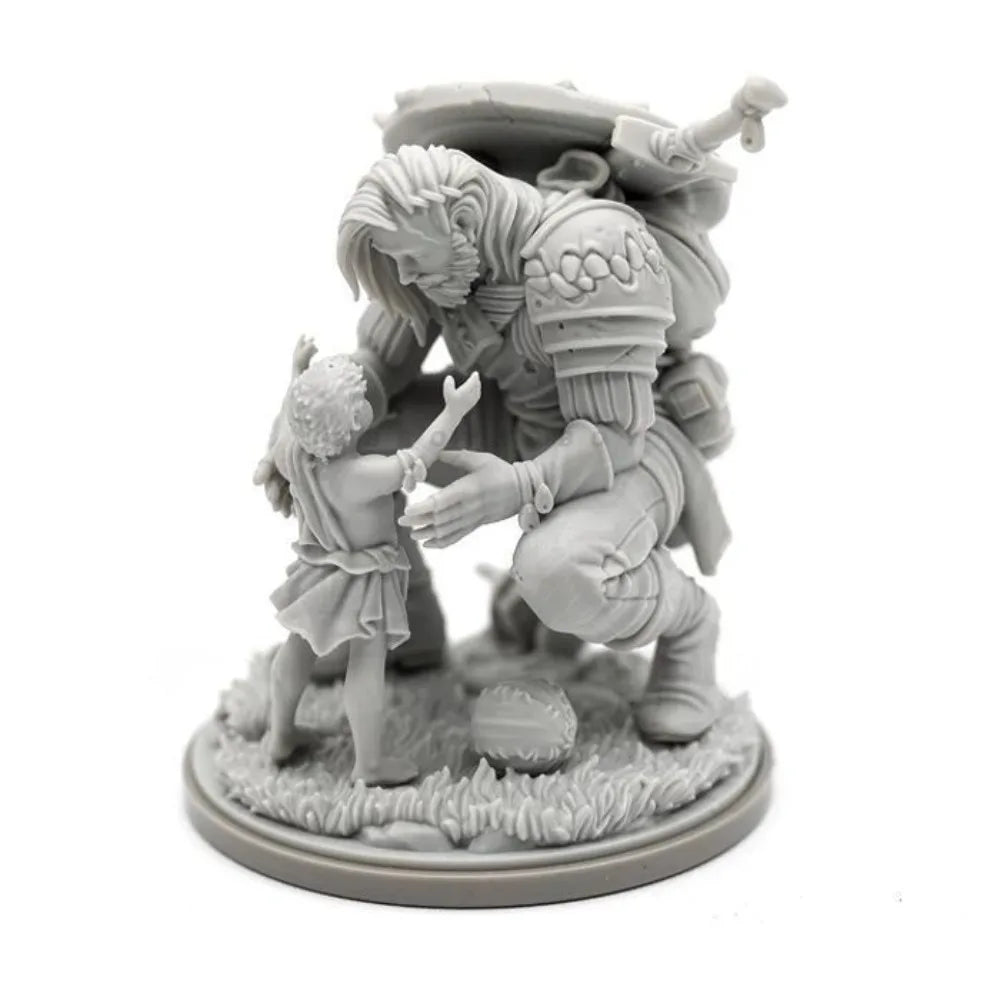 1/48 Paladin, Resin Model Figure Kit, Fantasy Theme, Unassembled and Unpainted