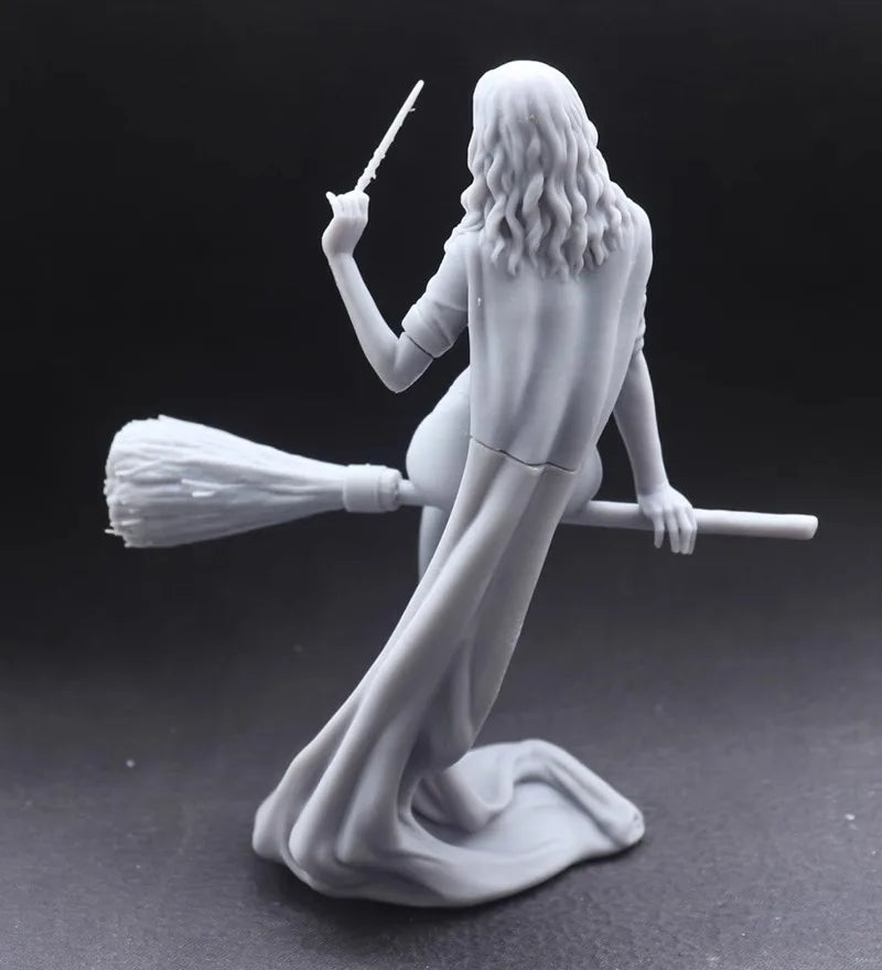 75mm Fantasy Female Magician, Resin Model Figure Kit, Unassembled and Unpainted