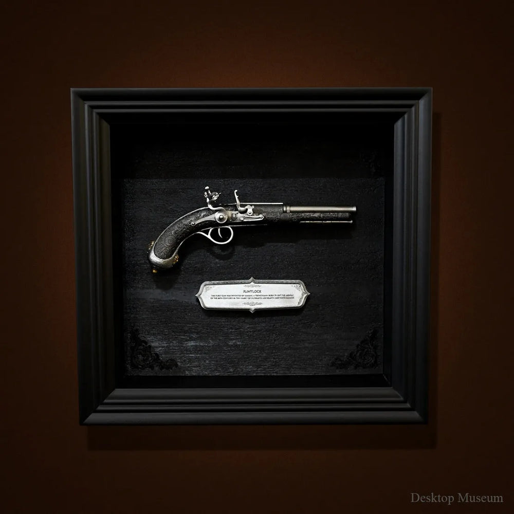 European Flintlock Pistol, Resin Model Accessory Kit, Military Theme, Unpainted