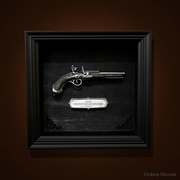 European Flintlock Pistol, Resin Model Accessory Kit, Military Theme, Unpainted