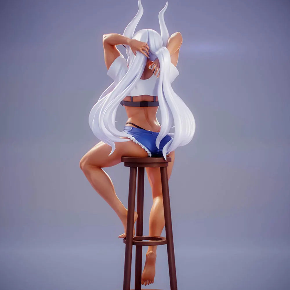 75mm Demon Girl, Resin Model Figure Kit, Unassembled and Unpainted