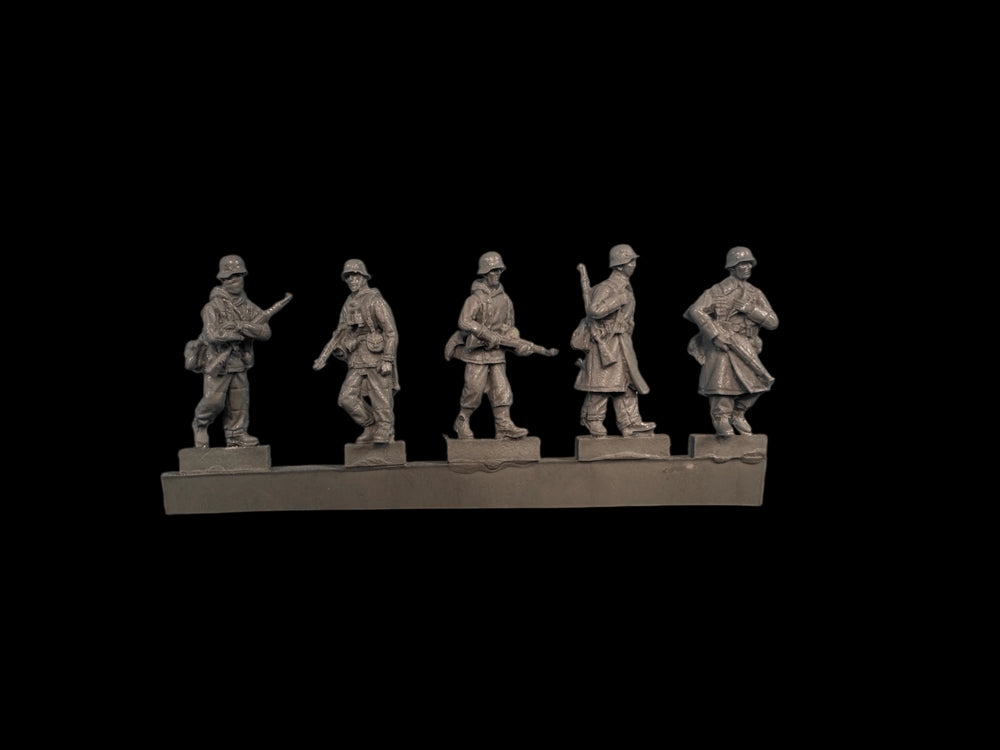 1/72 WWII Allied Soldiers, 5 Figures, Resin Model Figure Kit, Unassembled and Unpainted
