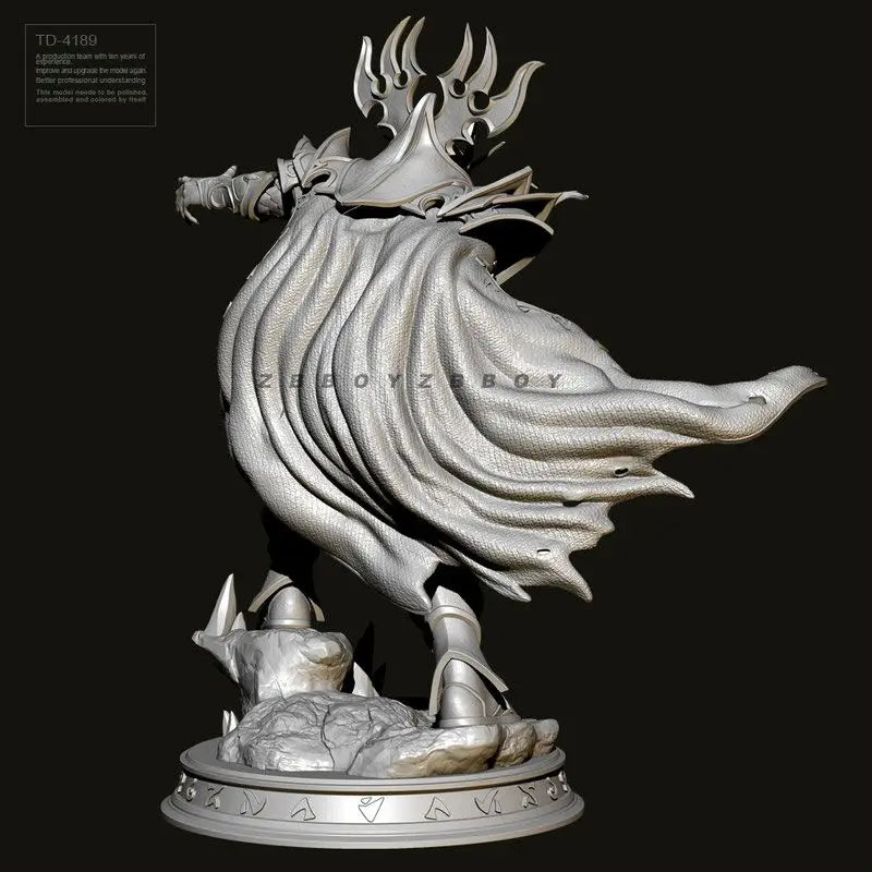 75mm High Elves Wizard Leader, Resin Model Figure Kit, Fantasy Theme, Unassembled and Unpainted