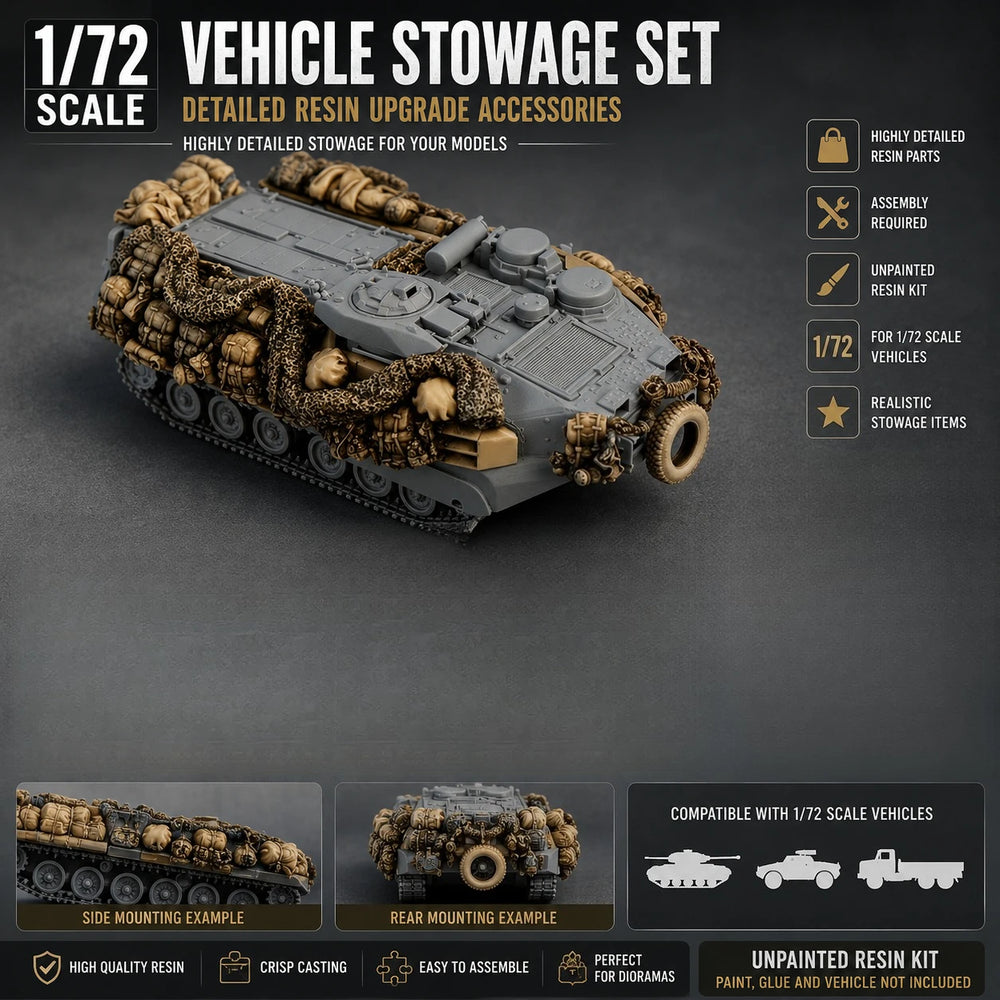 1/72 Modern US AAVP7A1 Armored Assault Vehicle, Resin Model Vehicle Kit, Unassembled and Unpainted